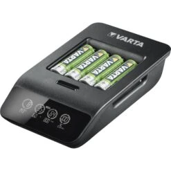 Varta Akku-Ladegerät LCD Smart Charger+ 57684, Für 4 NiMH Akkus, Inkl. 4 Akkus -Geschäft Für Bürobedarf 66e9382064b003ae547b9da8c24c7523680dfbda akku ladegeraet varta lcd smart charger plus 57684