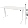 Fm-Büromöbel Schreibtisch Fastline, Move 2.0, Elektrisch Höhenverstellbar, 180x80cm, Diamantweiß -Geschäft Für Bürobedarf 689a99197d54125aa3ea2175857ba40e5a817b48 schreibtisch fm bueromoebel fastline move 2.0