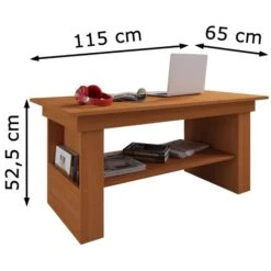 VCM Couchtisch Kobila 915188, Buche, Aus Holz, 115 X 52,5 X 65cm, Rechteckig -Geschäft Für Bürobedarf 6c3ab4fb32e36faad15eaf1804598691a0c5218f couchtisch vcm kobila 915188 buche