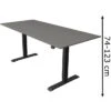 Kerkmann Schreibtisch Move 1, 1822, Graphit, Elektrisch Höhenverstellbar, 180 X 74-123 X 80cm -Geschäft Für Bürobedarf 6d0098f249be4c673348a80646fa55fe5dd584fe schreibtisch kerkmann move 1 1822 graphit