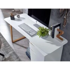 Wohnling Schreibtisch WL6.369, Weiß, Maße: 140 X 58cm -Geschäft Für Bürobedarf 6f89ef8a8b03f38037f808b2147a1cf15c6fe93d schreibtisch wohnling wl6.369 weiss