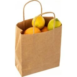 Folia Tragetaschen Braun, 18 X 21cm, Papiertüten Mit Henkel, 20 Stück -Geschäft Für Bürobedarf 71298b0050dfcd99b3cbf3ac69fba5d68ac769c2 tragetaschen folia braun 18 x 21cm