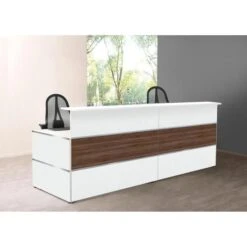 Kerkmann Empfangstheke Atlantis 3302, Nussbaum / Weiß, 135 X 108 X 92, Grundtheke Gerade 10 Kerkmann Empfangstheke Atlantis 3302, Nussbaum / Weiß, 135 X 108 X 92, Grundtheke Gerade -Geschäft Für Bürobedarf 71365fa339a6fa1ec71964f440e9e39597bd7307 empfangstheke kerkmann atlantis 3302