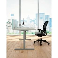 Quadrifoglio Schreibtisch Idea+ Tube, Maße: 180 X 80cm, Grau / Silber -Geschäft Für Bürobedarf 71a0ac380e5e84cc8baac8badc53407477511585 schreibtisch quadrifoglio idea plus tube