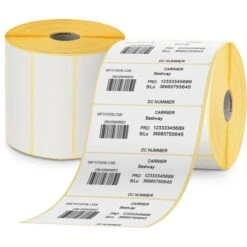 Zebra Thermoetiketten 800273-205, Z-Select 2000T, 76 X 51mm, Kern 25mm, 1370 Stück, Thermotransfer, 12 Rollen