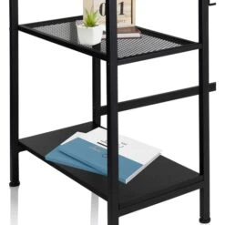 HJh-OFFICE Schreibtisch Workspace H I 830059, Mit 2 Regalfächern, Maße: 120 X 60cm, Braun -Geschäft Für Bürobedarf 723df55debc1229380941a54708b7090e96a841a schreibtisch hjh office workspace h i 830059
