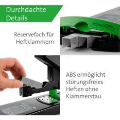 Novus Heftgerät B 50, Re+new, Blockhefter, Heftleistung 140 Blatt, Schwarz -Geschäft Für Bürobedarf 76c0cef38dfa9ad48ce118bad8686c6b31f57f41 heftgeraet novus b 50 re plus new