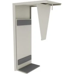 Geschäft Für Bürobedarf 15 Fm-Büromöbel PC-Halterung Fastline, Move 2.0, Zum Unterbau Für Schreibtische, Silber