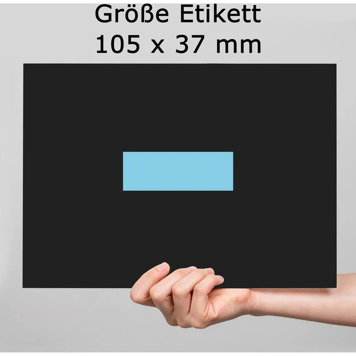 Herma Universaletiketten 4258 Special, Blau, 105 X 37mm, 100 Blatt, 1600 Stück 5 Herma Universaletiketten 4258 Special, Blau, 105 X 37mm, 100 Blatt, 1600 Stück – Bild 3