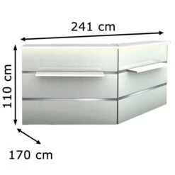 Kerkmann Empfangstheke Atlantis, Weiß / Weiß, 241 X 110 X 170cm, Winkeltheke -Geschäft Für Bürobedarf 7e4abf636a0e184c021ace23e496d3c3fac149d9 empfangstheke kerkmann atlantis