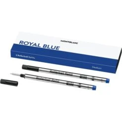 Montblanc Tintenrollermine 128233, Strichbreite 0,6 Mm, Schreibfarbe Blau, 2 Stück