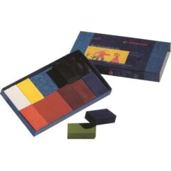 Stockmar 34200 12 Wachsmalblöcke Farbig Sortiert