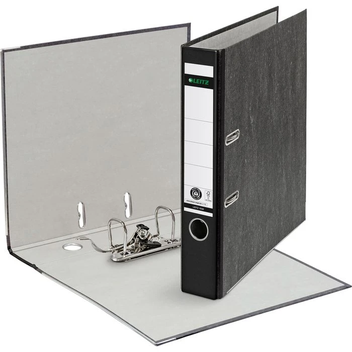 Leitz 1050-50-95 Ordner, A4, Schmal, Karton, Schwarz 8 Leitz 1050-50-95 Ordner, A4, Schmal, Karton, Schwarz – Bild 6