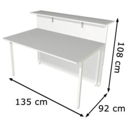Kerkmann Empfangstheke Atlantis 3302, Nussbaum / Weiß, 135 X 108 X 92, Grundtheke Gerade 11 Kerkmann Empfangstheke Atlantis 3302, Nussbaum / Weiß, 135 X 108 X 92, Grundtheke Gerade -Geschäft Für Bürobedarf 8664ee10822d2f37232d1450b11a2dd12372b9cd empfangstheke kerkmann atlantis 3302