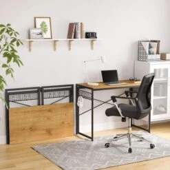 Vasagle Schreibtisch LWD042B05, Honigbraun, Maße: 100 X 60cm, Klappbar -Geschäft Für Bürobedarf 89005d88b4beeec296386c3d9dd8100f483858b5 schreibtisch vasagle lwd042b05 honigbraun