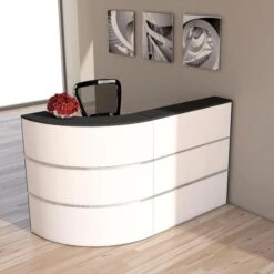 Kerkmann Empfangstheke Cento 1, 3850, Weiß / Anthrazit, 180 X 110 X 80cm, Rezeption -Geschäft Für Bürobedarf 8b1f0b10c303bce3c306fba3a6d8ebb621ce8c92 empfangstheke kerkmann cento 1 3850