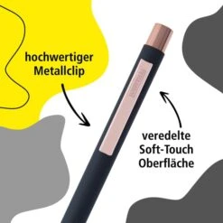 Online Kugelschreiber Soft Metal, 21732/3D, Grey Rose, Gehäuse Schwarz/rosé, Farbe Schwarz -Geschäft Für Bürobedarf 8b205bffcf992a61ce3c7bccc361a5c53be960ca kugelschreiber online soft metal 217323d