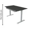 Kerkmann Schreibtisch Small Office, 10031013, Elektrisch Verstellbar 140 X 74-123 X 80 Anthrazit 1 Kerkmann Schreibtisch Small Office, 10031013, Elektrisch Verstellbar 140 X 74-123 X 80 Anthrazit -Geschäft Für Bürobedarf 8f9c6fe2e05755595d9fd12b1f435632357d7de9 schreibtisch kerkmann small office 10031013