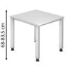 Hammerbacher Schreibtisch Q-Serie, Weiß, Höhenverstellbar, 80 X 68-83,5 X 80cm 1 Hammerbacher Schreibtisch Q-Serie, Weiß, Höhenverstellbar, 80 X 68-83,5 X 80cm -Geschäft Für Bürobedarf 8fc1dedd0cd55801152fa3032aaa94c18a6eb036 schreibtisch hammerbacher q serie weiss