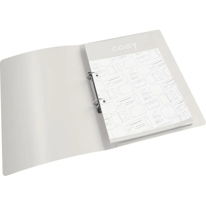 Leitz Ringbuch 4238-00-89, Cosy, A4, 2 Ringe, Ring-Ø 25mm, Grau 5 Leitz Ringbuch 4238-00-89, Cosy, A4, 2 Ringe, Ring-Ø 25mm, Grau – Bild 3