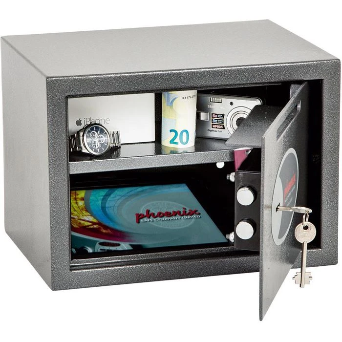 Phoenix Einwurftresor Vela Home & Office SS0802KD, Mit Einwurfschlitz, Mit Schlüssel, 25 X 35cm 3 Phoenix Einwurftresor Vela Home & Office SS0802KD, Mit Einwurfschlitz, Mit Schlüssel, 25 X 35cm