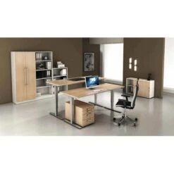 Hammerbacher Schreibtisch XDSM 2E, Eiche, Elektrisch Verstellbar, 200 X 63,5-128,5 X 100cm 11 Hammerbacher Schreibtisch XDSM 2E, Eiche, Elektrisch Verstellbar, 200 X 63,5-128,5 X 100cm -Geschäft Für Bürobedarf 938b4c04ffe4f285d6322705ba865f4006783d7c schreibtisch hammerbacher xdsm 2e eiche