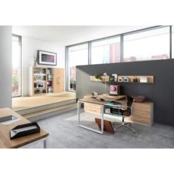 Röhr Aktenschrank Objekt.pur, Aus Massivholz, 40 X 220,5 X 42cm, Eiche / Weiß, Anschlag Rechts -Geschäft Für Bürobedarf 9405fdec62361cc3b30fe4d6028292489603e17e aktenschrank roehr objekt.pur aus massivholz