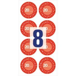 Zweckform Prüfplaketten 7901, Mit Jahreszahl 20XX, Rot, Ø 30mm, Aus Vinyl, 80 Stück, Individuell 9 Zweckform Prüfplaketten 7901, Mit Jahreszahl 20XX, Rot, Ø 30mm, Aus Vinyl, 80 Stück, Individuell -Geschäft Für Bürobedarf 94a8cdbea50e0e6e0cae2c9a2bc1b6730fe21bd5 pruefplaketten zweckform 7901 mit jahreszahl 20xx