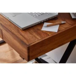 Wohnling Schreibtisch WL6.540, Sheesham, Maße: 120 X 55cm -Geschäft Für Bürobedarf 97329d2a172892cba4711def07092f55743454d5 schreibtisch wohnling wl6.540 sheesham