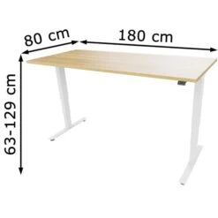 Fm-Büromöbel Schreibtisch Fastline, Move 2.0, Elektrisch Höhenverstellbar, 180 X 80cm, Eiche -Geschäft Für Bürobedarf 9bb43167f1225aca216b6c3558a5297a0e48b8c2 schreibtisch fm bueromoebel fastline move 2.0