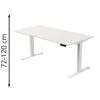 Kerkmann Schreibtisch Move 3, 3805, Weiß, Elektrisch Höhenverstellbar, 160 X 72-120 X 80cm -Geschäft Für Bürobedarf 9e1439b59041f373b8f18276a741e26f745dd6b4 schreibtisch kerkmann move 3 3805 weiss
