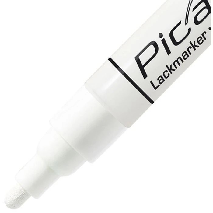 Pica Lackmarker Classic, 524/52, Weiß, Industriemarker, Rundspitze, Strichbreite 2 - 4 Mm 4 Pica Lackmarker Classic, 524/52, Weiß, Industriemarker, Rundspitze, Strichbreite 2 - 4 Mm – Bild 2