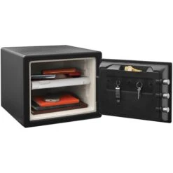 Master Lock Master-Lock Tresor LFW082FTC Schwarz, 34,8 X 41,5cm, Mit Elektronikschloss, 35,7kg -Geschäft Für Bürobedarf a21f9dfb7697b849cede65447dd87a0554adc6ac tresor master lock lfw082ftc schwarz