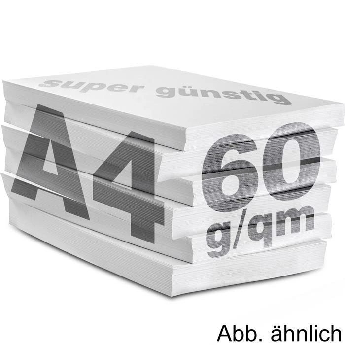 Image Impact Antalis Papier A4, 60g/qm, Hochweiß,500 Blatt 4 Image Impact Antalis Papier A4, 60g/qm, Hochweiß,500 Blatt – Bild 2