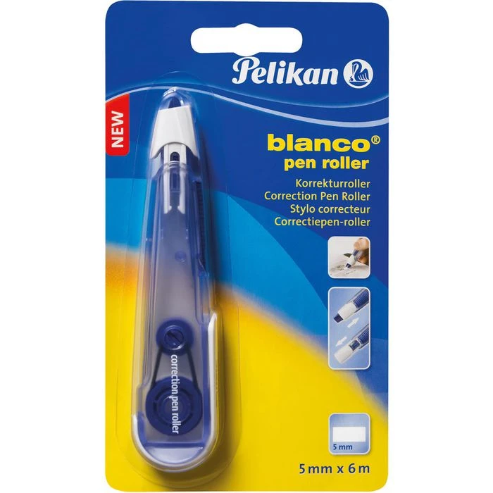 Pelikan Korrekturroller B915, Blanco Pen Roller, 5mm X 6m (BxL) 3 Pelikan Korrekturroller B915, Blanco Pen Roller, 5mm X 6m (BxL)