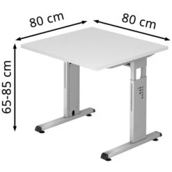 Hammerbacher Schreibtisch O-Serie, Weiß, Höhenverstellbar, 80 X 65-85 X 80cm 10 Hammerbacher Schreibtisch O-Serie, Weiß, Höhenverstellbar, 80 X 65-85 X 80cm -Geschäft Für Bürobedarf a7691de124a0804e31d1c6a664b782974cc57842 schreibtisch hammerbacher o serie weiss