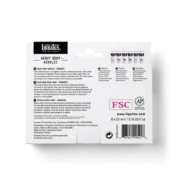 Liquitex Acrylfarben 3699295 Heavy Body Set, 6 Farben Je 22ml, Lebendige Farben, In Tuben -Geschäft Für Bürobedarf a7eb66c23ec79fd04631727a55d5efc60e30f7f0 acrylfarben liquitex 3699295 heavy body set