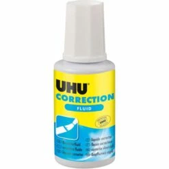 UHU® UHU Korrekturflüssigkeit 50450, Correction Fluid, Mit Pinsel, Weiß, 20ml