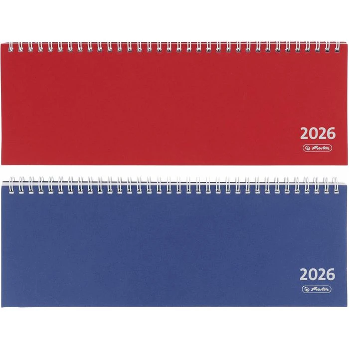 Herlitz Tischkalender Colour, 1 Woche Auf 2 Seiten, Quer, Register, 30 X 11 Cm 4 Herlitz Tischkalender Colour, 1 Woche Auf 2 Seiten, Quer, Register, 30 X 11 Cm – Bild 2