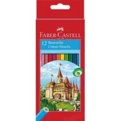 Faber-Castell Buntstifte Classic, 120112, Farbig Sortiert, 12 Stück