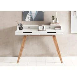 Wohnling Schreibtisch Skandi WL5.186, Weiß, Maße: 110 X 55cm -Geschäft Für Bürobedarf af3c39f75052d575e5630fe0d8247f51d23cdfd8 schreibtisch wohnling skandi wl5.186 weiss