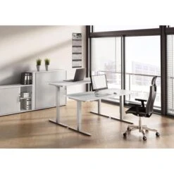 Hammerbacher Schreibtisch XMST 19, Weiß, Elektrisch Höhenverstellbar, 180 X 71-120 X 80cm -Geschäft Für Bürobedarf b20b2d70d4b097e4262b15fd63422410090abc13 schreibtisch hammerbacher xmst 19 weiss