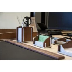 Rumold Schreibtischset 968920, Holz / Metall, Walnuss, 6-teilig -Geschäft Für Bürobedarf b41b7f7017f4f0a53f613176629d2e5acfdb60d4 schreibtischset rumold 968920