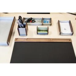 Rumold Schreibtischset 968920, Holz / Metall, Walnuss, 6-teilig -Geschäft Für Bürobedarf b5ff20931a8d46340df02d28da19f01a0b279812 schreibtischset rumold 968920