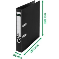 Leitz Ordner Recycle 1019-00-95, Recycling-Karton, A4, 5cm, Schwarz -Geschäft Für Bürobedarf b95879ac4d605995e3ef97214e7f894465ddf980 ordner leitz recycle 1019 00 95 recycling karton