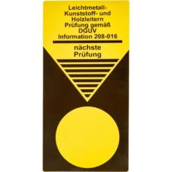 Böttcher-AG Grundplaketten GPL-22 Leitern, Tritte, 208-016, 40x80mm, Für 30mm Prüfplaketten 100 Stück