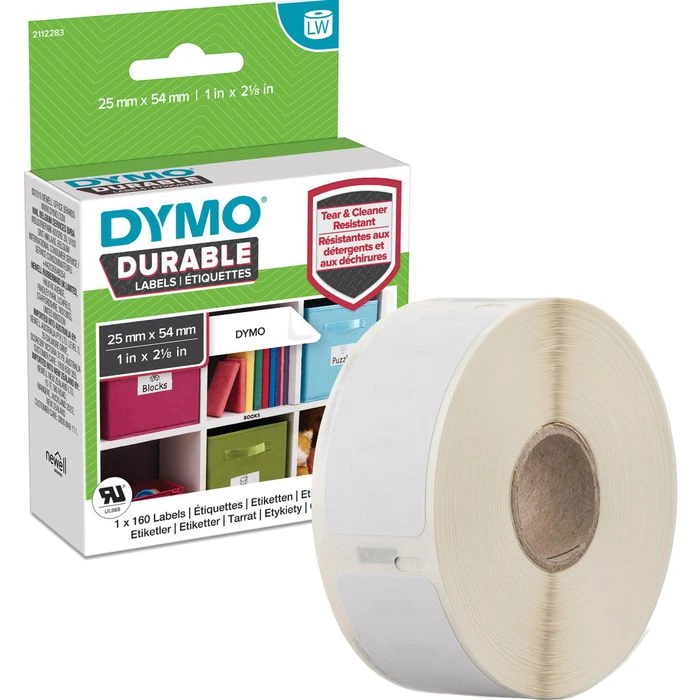 Dymo Dymo-Etiketten 1976411, 2112283 Weiß, 25x54mm 1 Rolle Adress-Etiketten Kunststoff Permanent 3 Dymo Dymo-Etiketten 1976411, 2112283 Weiß, 25x54mm 1 Rolle Adress-Etiketten Kunststoff Permanent