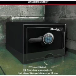 Master Lock Master-Lock Tresor LFW082FTC Schwarz, 34,8 X 41,5cm, Mit Elektronikschloss, 35,7kg -Geschäft Für Bürobedarf be83864a7ae970d0373201c5b21141feec9b6a6a tresor master lock lfw082ftc schwarz