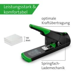 Novus Heftgerät B 50, Re+new, Blockhefter, Heftleistung 140 Blatt, Schwarz -Geschäft Für Bürobedarf bfc3b6d9daf7699ed1fcf97810a8ca5f4a5cfe4c heftgeraet novus b 50 re plus new