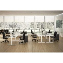 Quadrifoglio Schreibtisch Idea+ Tube, Weiß / Weiß, Maße: 140 X 80cm -Geschäft Für Bürobedarf c7cf97cc601bda61a726deb3a5b527622cfc7404 schreibtisch quadrifoglio idea plus tube weiss weiss